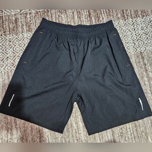 Men's Black Performance Athletic Shorts